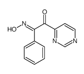 2-hydroxyimino-2-phenyl-1-pyrimidin-4-ylethanone结构式