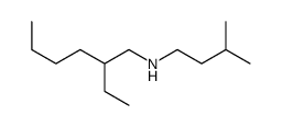 2-ethyl-N-(3-methylbutyl)hexan-1-amine Structure