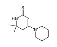 6',6'-dimethyl-3,4,5,6,5',6'-hexahydro-2H,1'H-[1,4']bipyridinyl-2'-thione结构式