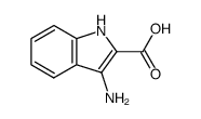 1H-Indole-2-carboxylicacid,3-amino-(9CI) structure