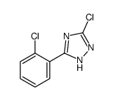5-chloro-3-(2-chlorophenyl)-1H-1,2,4-triazole结构式