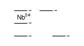 ethane,niobium(5+)结构式