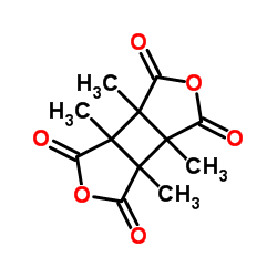 1,2,3,4-四甲基-1,2,3,4-环丁烷四羧酸二酐结构式