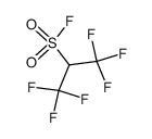 2,2,2-trifluoro-1-(trifluoromethyl)ethanesulfonyl fluoride结构式