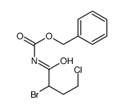 benzyl N-(2-bromo-4-chlorobutanoyl)carbamate Structure