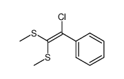 1,1-bis(methylthio)-2-chloro-2-phenylethylene Structure