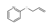 Pyridine,2-(2-propen-1-ylthio)- structure
