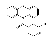 N,N-bis(2-hydroxyethyl)phenothiazine-10-carboxamide Structure