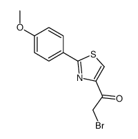 2-bromo-1-[2-(4-methoxyphenyl)-1,3-thiazol-4-yl]ethanone结构式