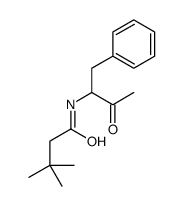 3,3-dimethyl-N-(3-oxo-1-phenylbutan-2-yl)butanamide结构式