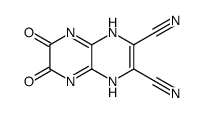 2,3-dioxo-1,4-dihydropyrazino[2,3-b]pyrazine-6,7-dicarbonitrile结构式