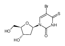 5-BROMO-2'-DEOXY-4-THIOURIDINE Structure