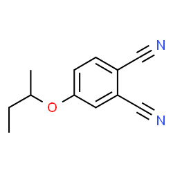 1,2-Benzenedicarbonitrile,4-(1-methylpropoxy)-(9CI) Structure