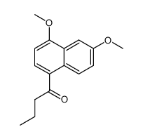 4,6-dimethoxy-1-naphthyl-n-propyl ketone结构式