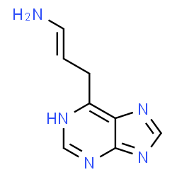 1-Propen-1-amine,3-(1H-purin-6-yl)- (9CI) Structure