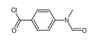4-(N-Formyl-N-methyl)aminobenzoyl chloride结构式