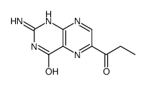 2-amino-6-propanoyl-1H-pteridin-4-one Structure