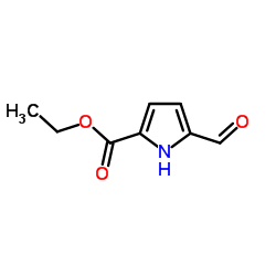 Ethyl 5-formyl-1H-pyrrole-2-carboxylate structure