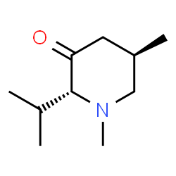 3-Piperidinone,1,5-dimethyl-2-(1-methylethyl)-,(2R,5R)-rel-(9CI) structure