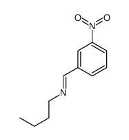 N-butyl-1-(3-nitrophenyl)methanimine结构式