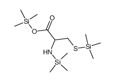 N,S-Bis(trimethylsilyl)-L-cysteine trimethylsilyl ester结构式