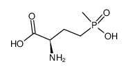 (S)-(+)-phosphinothricin结构式