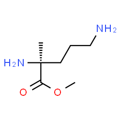 Ornithine, 2-methyl-, methyl ester (9CI) structure
