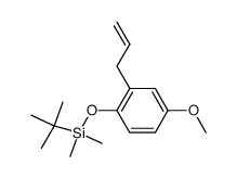 2-allyl-1-(tert-butyldimethylsilyloxy)-4-methoxybenzene Structure