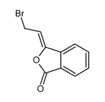 3-(2-bromoethylidene)-2-benzofuran-1-one结构式