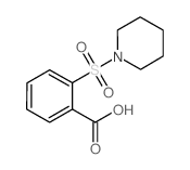 2-(Piperidin-1-ylsulfonyl)benzoic acid结构式