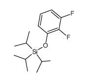 (2,3-difluorophenoxy)triisopropylsilane Structure