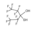 1,1,1,2,2,4,4,5,5,5-decafluoro-3-mercaptopentan-3-ol结构式