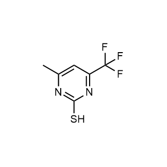 4-Methyl-6-(trifluoromethyl)pyrimidine-2-thiol Structure