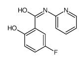 5-fluoro-2-hydroxy-N-pyridin-2-ylbenzamide结构式