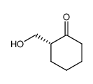 (R)-2-(hydroxymethyl)cyclohexan-1-one结构式