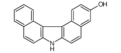 3-Hydroxy-7H-dibenzo(c,g)carbazole结构式
