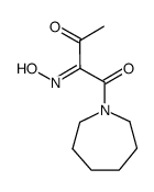 1-(azepan-1-yl)-2-(hydroxyimino)butane-1,3-dione结构式