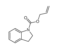 2,3-dihydroindole-1-carboxylic acid allyl ester结构式