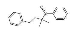 phenyl(2-methyl-4-phenyl)but-2-yl sulphoxide Structure