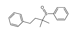 phenyl(2-methyl-4-phenyl)but-2-yl sulphoxide结构式