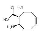 (1s,8r,z)-8-amino-cyclooct-4-enecarboxylic acid hydrochloride Structure