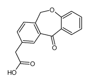 2-(11-OXO-6,11-DIHYDRODIBENZO[B,E]OXEPIN-9-YL)ACETIC ACID Structure