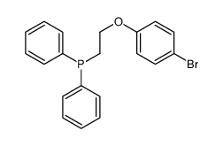 2-(4-bromophenoxy)ethyl-diphenylphosphane Structure