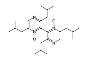 3,3',6,6'-tetraisobutyl-[2,2'-bipyrazine] 1,1'-dioxide Structure