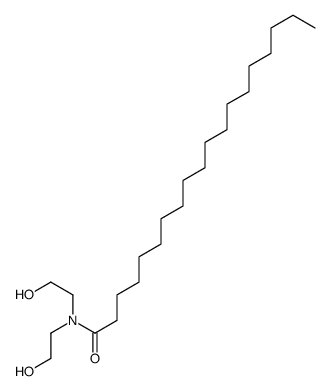N,N-bis(2-hydroxyethyl)nonadecanamide Structure