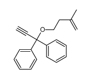 [1-(3-methylbut-3-enoxy)-1-phenylprop-2-ynyl]benzene Structure