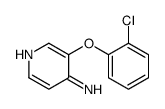 3-(2-chlorophenoxy)pyridin-4-amine结构式