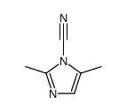 (9ci)-2,5-二甲基-1H-咪唑-1-甲腈结构式