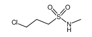 3-chloro-propane-1-sulfonic acid methylamide Structure