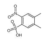 4,5-dimethyl-2-nitro-benzenesulfonic acid结构式